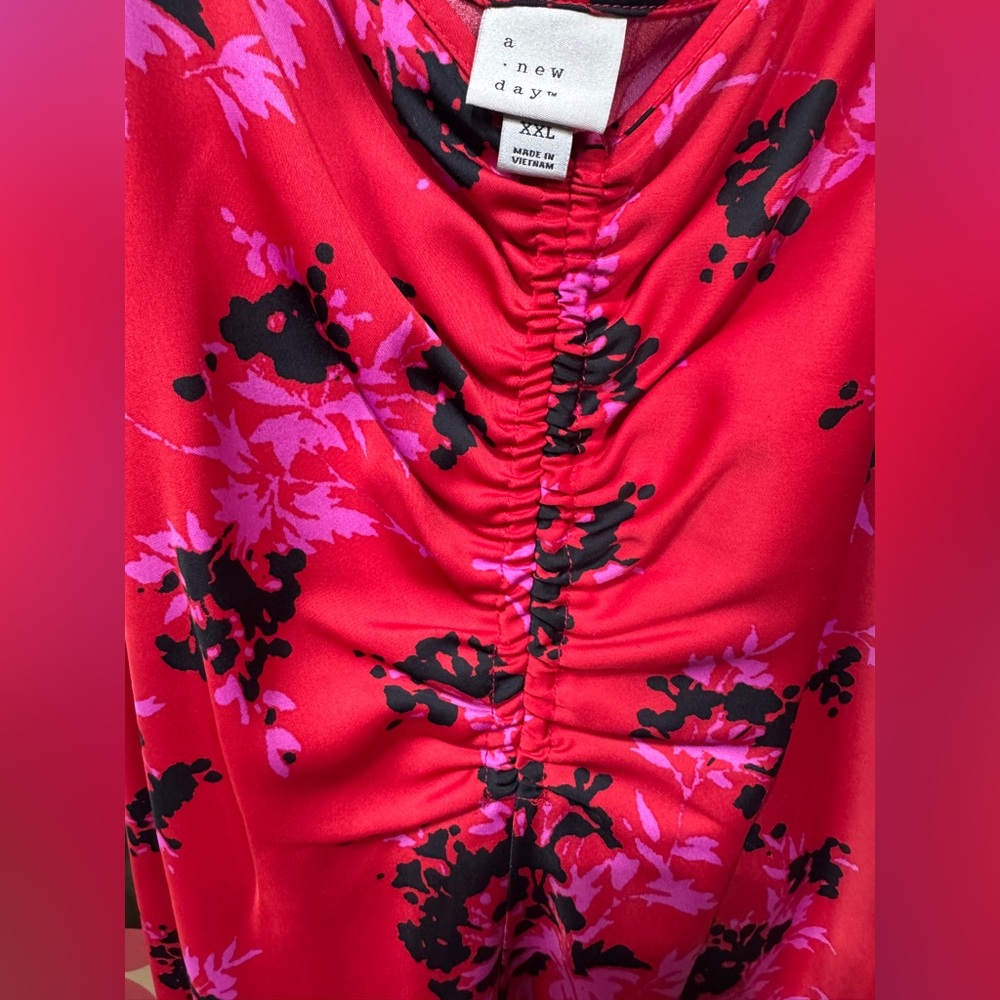 a new day Red Floral Maxi Dress - Picture 4 of 4